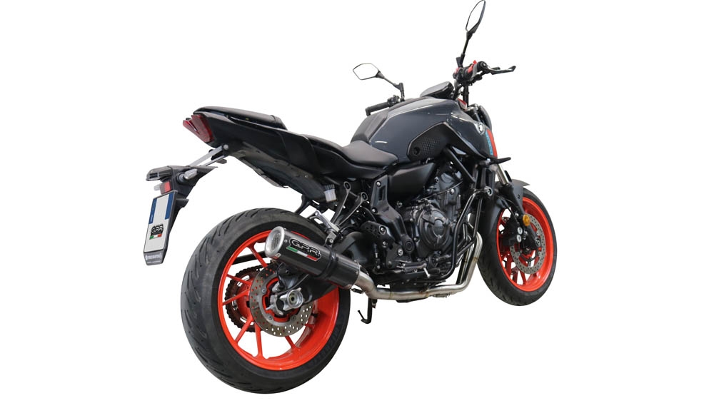 GPR exhaust compatible with  Yamaha XSR700 2021-2024, M3 Poppy , Full system exhaust, including removable db killer 