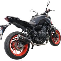 GPR exhaust compatible with  Yamaha FZ-7 MT07 2017-2020, M3 Poppy , Full system exhaust, including removable db killer 