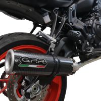 GPR exhaust compatible with  Yamaha XSR700 2017-2020, M3 Poppy , Full system exhaust, including removable db killer 