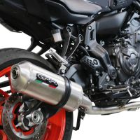 GPR exhaust compatible with  Yamaha XSR700 2021-2024, Satinox , Full system exhaust, including removable db killer 