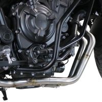 GPR exhaust compatible with  Yamaha XSR700 2021-2024, M3 Black Titanium, Full system exhaust, including removable db killer 