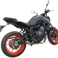 GPR exhaust compatible with  Yamaha FZ-7 MT07 2021-2024, Deeptone Inox, Full system exhaust, including removable db killer 