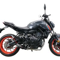 GPR exhaust compatible with  Yamaha XSR700 2021-2024, M3 Poppy , Full system exhaust, including removable db killer 