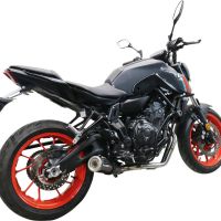 GPR exhaust compatible with  Yamaha XSR700 2021-2024, M3 Poppy , Full system exhaust, including removable db killer 