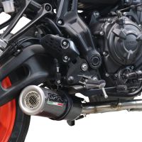 GPR exhaust compatible with  Yamaha XSR700 2021-2024, M3 Poppy , Full system exhaust, including removable db killer 