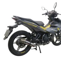 GPR exhaust compatible with  Yamaha Sniper 150 2021-2022, Deeptone Inox, Full system exhaust, including removable db killer 