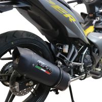 GPR exhaust compatible with  Yamaha Sniper 150 2021-2022, Furore Nero, Full system exhaust, including removable db killer 