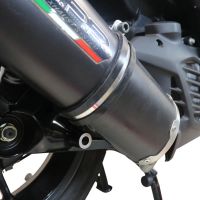 GPR exhaust compatible with  Yamaha Aerox 155 2021-2022, Furore Nero, Full system exhaust, including removable db killer 