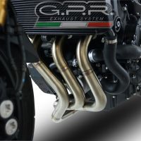 GPR exhaust compatible with  Yamaha FJ-09 Tracer GT 2018-2020, Furore Evo4 Nero, Full system exhaust, including removable db killer 