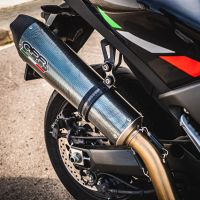 GPR exhaust compatible with  Yamaha T-Max 560 2020-2021, Gpe Ann. Poppy, Full system exhaust, including removable db killer 