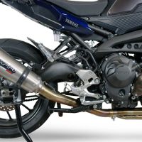 GPR exhaust compatible with  Yamaha FJ-09 2021-2023, Gpe Ann. titanium, Full system exhaust, including removable db killer 