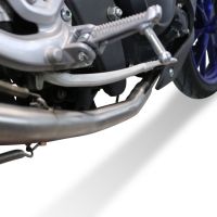 GPR exhaust compatible with  Yamaha Mt 125 2020-2020, Satinox , Full system exhaust, including removable db killer 