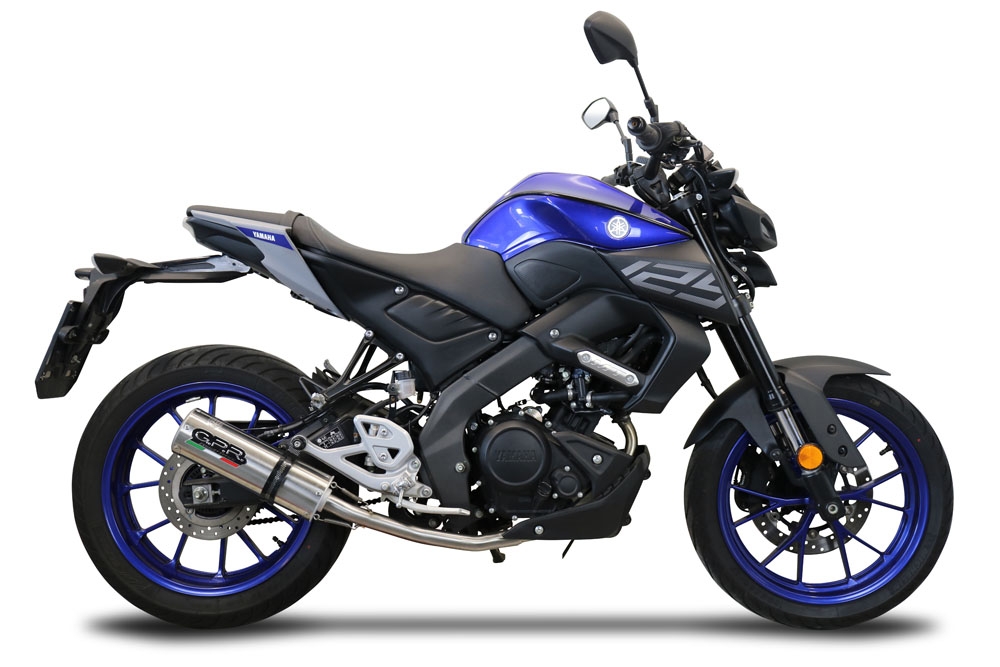 GPR exhaust compatible with  Yamaha Mt 125 2020-2020, M3 Inox , Full system exhaust, including removable db killer 