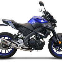 GPR exhaust compatible with  Yamaha Mt 125 2020-2020, M3 Inox , Full system exhaust, including removable db killer 