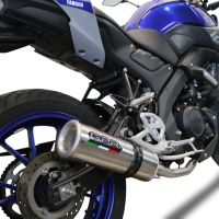 GPR exhaust compatible with  Yamaha Mt 125 2020-2020, M3 Inox , Full system exhaust, including removable db killer 