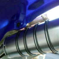 GPR exhaust compatible with  Yamaha WR450F 2003-2006, Trioval, Slip-on exhaust including removable db killer and link pipe 