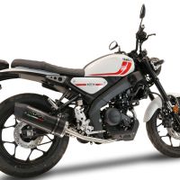 GPR exhaust compatible with  Yamaha XSR125 2021-2024, Furore Poppy, Full system exhaust, including removable db killer 