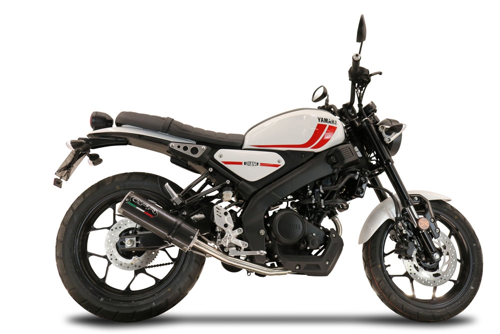 GPR exhaust compatible with  Yamaha XSR125 2021-2024, M3 Poppy , Full system exhaust, including removable db killer 