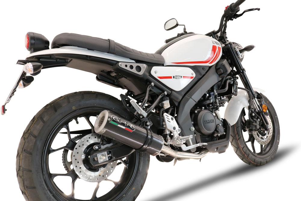 GPR exhaust compatible with  Yamaha XSR125 2021-2024, M3 Poppy , Full system exhaust, including removable db killer 