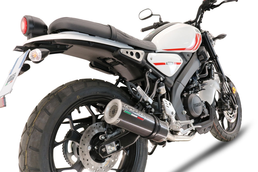 GPR exhaust compatible with  Yamaha XSR125 2021-2024, M3 Poppy , Full system exhaust, including removable db killer 