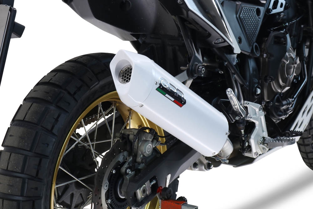 GPR exhaust compatible with  Yamaha Tenere 700 2021-2024, Albus Evo4, Slip-on exhaust including removable db killer and link pipe 