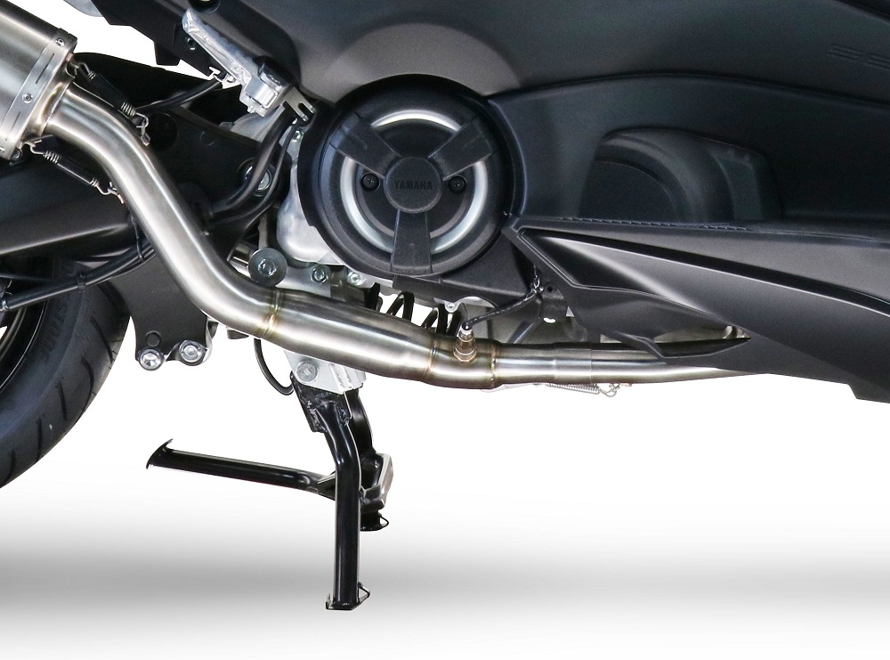 GPR exhaust compatible with  Yamaha T-Max 560 2020-2021, Gpe Ann. Poppy, Full system exhaust, including removable db killer 