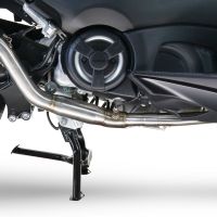 GPR exhaust compatible with  Yamaha T-Max 560 2022-2024, Gpe Ann. titanium, Full system exhaust, including removable db killer 