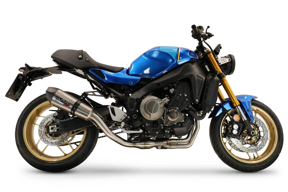 GPR exhaust compatible with  Yamaha XSR900 2022-2023, Gpe Ann. titanium, Full system exhaust, including removable db killer 