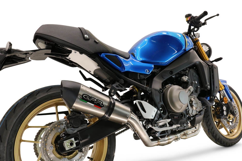 GPR exhaust compatible with  Yamaha XSR900 2022-2023, Gpe Ann. titanium, Full system exhaust, including removable db killer 