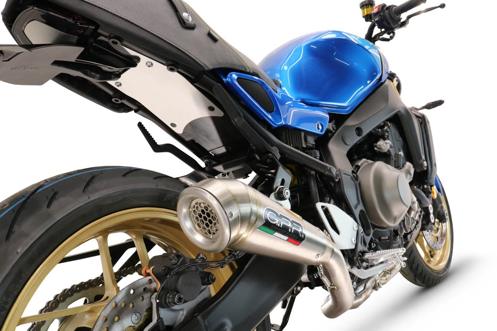 GPR exhaust compatible with  Yamaha XSR900 2022-2023, Powercone Evo, Full system exhaust, including removable db killer 