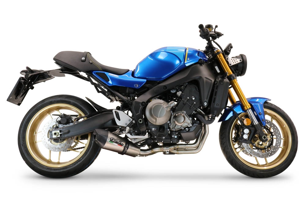 GPR exhaust compatible with  Yamaha XSR900 2022-2023, Gpe Ann. titanium, Full system exhaust, including removable db killer 