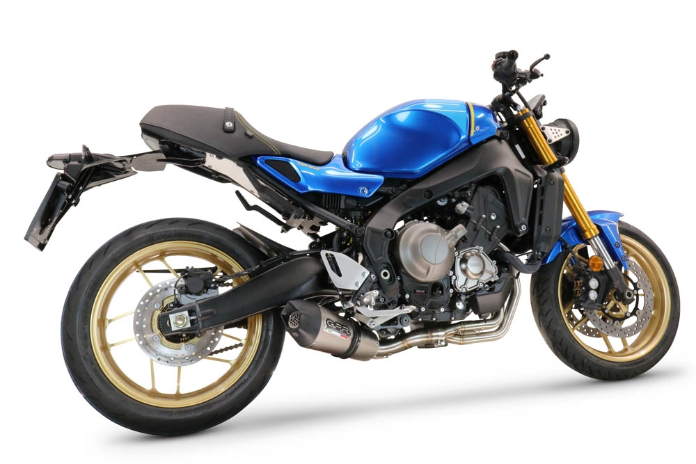 GPR exhaust compatible with  Yamaha XSR900 2022-2023, Gpe Ann. titanium, Full system exhaust, including removable db killer 