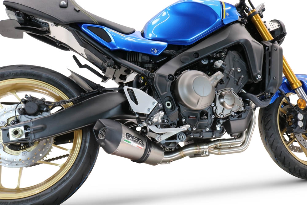 GPR exhaust compatible with  Yamaha XSR900 2022-2023, Gpe Ann. titanium, Full system exhaust, including removable db killer 