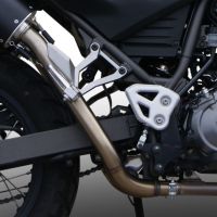 GPR exhaust compatible with  Yamaha Xt 660 X-R  2004-2014, Furore Nero, Dual slip-on including removable db killers and link pipes 