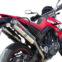 GPR exhaust compatible with  Yamaha Xt 660 X-R  2004-2014, Trioval, Dual slip-on including removable db killers and link pipes 