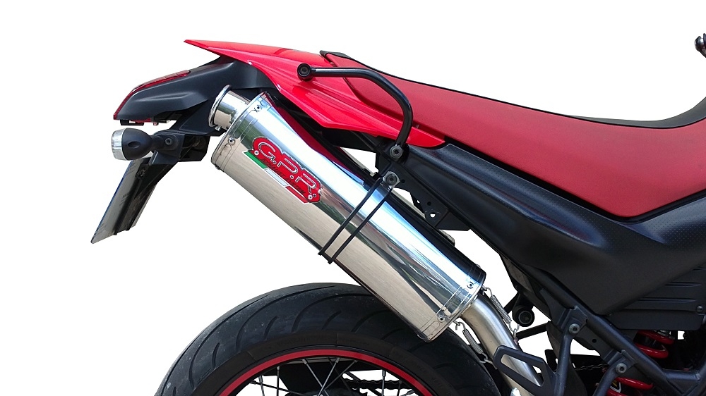 GPR exhaust compatible with  Yamaha Xt 660 X-R  2004-2014, Trioval, Dual slip-on including removable db killers and link pipes 