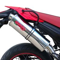 GPR exhaust compatible with  Yamaha Xt 660 X-R  2004-2014, Trioval, Dual slip-on including removable db killers and link pipes 