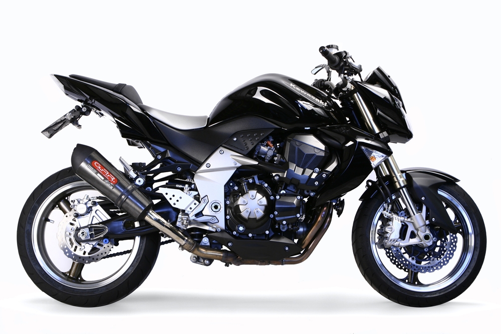 GPR exhaust compatible with  Kawasaki Z1000 2007-2009, Gpe Ann. Poppy, Dual slip-on including removable db killers and link pipes 