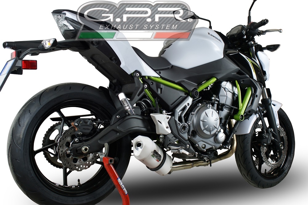 GPR exhaust compatible with  Kawasaki Z-650 2021-2022, Albus Evo4, Full system exhaust, including removable db killer 