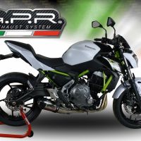 GPR exhaust compatible with  Kawasaki Z-650 2021-2022, Gpe Ann. Titanium, Full system exhaust, including removable db killer 