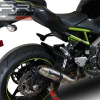 GPR exhaust compatible with  Kawasaki Z-900  2017-2024, Deeptone Inox, Slip-on exhaust including removable db killer and link pipe 