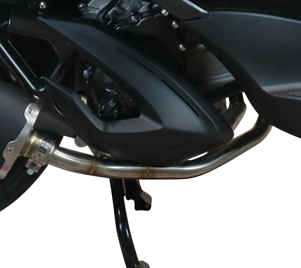 GPR exhaust compatible with  Zontes M 310 2021-2024, Evo4 Road Inox, Full system exhaust, including removable db killer 