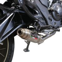 GPR exhaust compatible with  Zontes 350 R1 2022-2024, Deeptone Inox, Full system exhaust, including removable db killer 