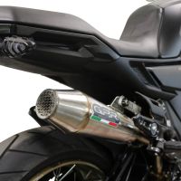 GPR exhaust compatible with  Zontes 350 GK 2022-2024, Ultracone, Slip-on exhaust including removable db killer and link pipe 