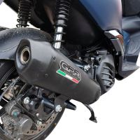 GPR exhaust compatible with  Zontes M 125 2022-2024, Pentaroad Black, Full system exhaust, including removable db killer 