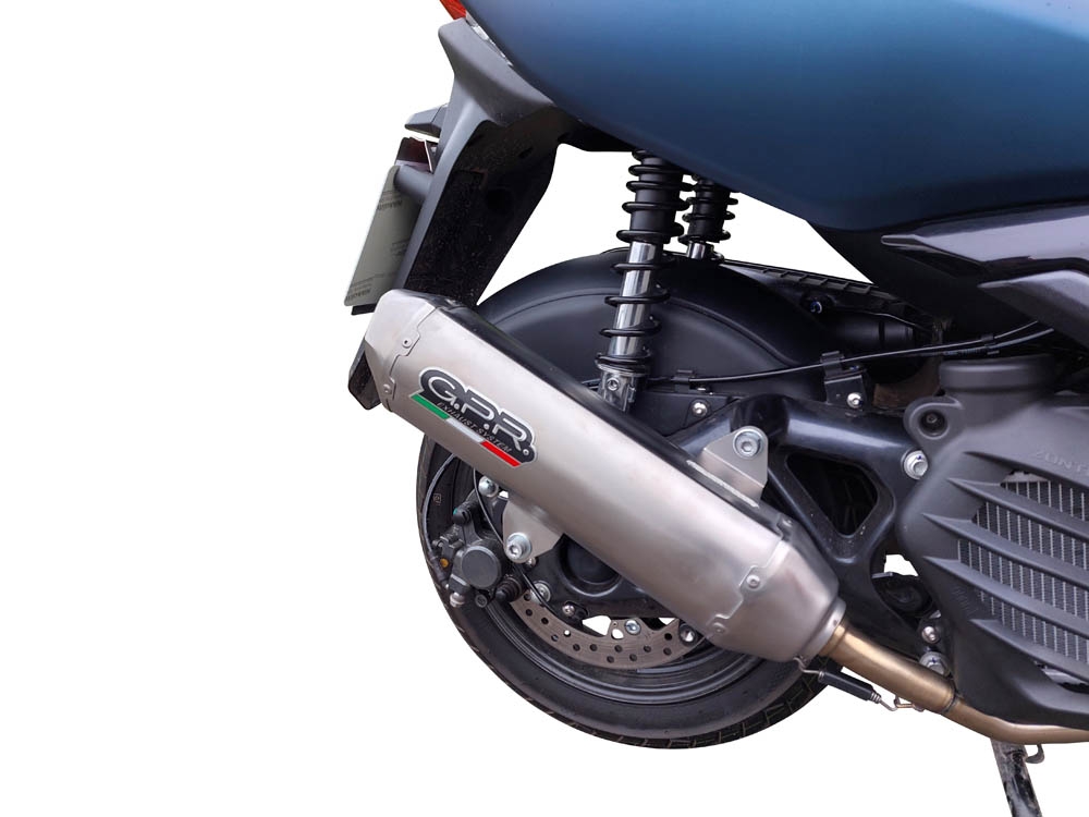 GPR exhaust compatible with  Zontes M 125 2022-2024, Pentaroad Inox, Full system exhaust, including removable db killer 