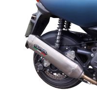 GPR exhaust compatible with  Zontes M 125 2022-2024, Pentaroad Inox, Full system exhaust, including removable db killer 