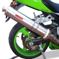 GPR exhaust compatible with  Kawasaki ZX-12R 2000-2006, Inox Tondo, Bolt-on silencer including removable db killer 