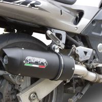 GPR exhaust compatible with  Kawasaki ZZR600 2002-2006, Furore Nero, Dual slip-on including removable db killers and link pipes 