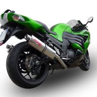 GPR exhaust compatible with  Kawasaki ZX-14R 2023-2024, Trioval, Dual slip-on including removable db killers and link pipes 